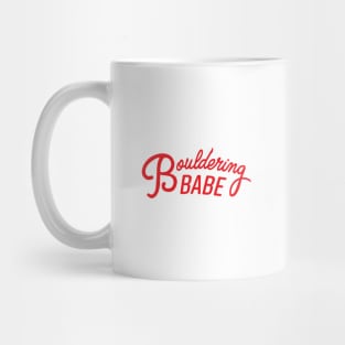 Bouldering Babe Mug